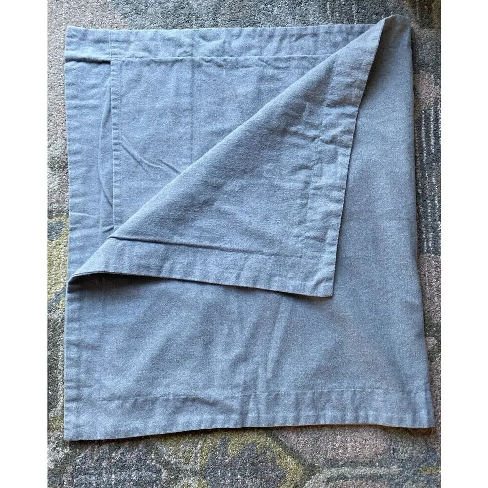 Cuddl Duds Grey Flannel Bed Pillowcase Shams